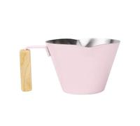 Tazza da caffè in acciaio inox - 100 ml - Tazza da caffè a doppio becco con manico - per caffè, tè, latte, produzione domestica, cucina, ristorante, latte, latte, latte,