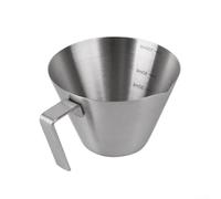 Tazza da caffè in acciaio inox 304 da 100 ml, con beccuccio, per versare il calore di grado barista, supporta la conservazione del sapore durante il servizio (Vintage)