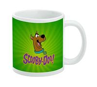 Tazza da caffè in ceramica Big Smile Scooby, novità regalo per caffè, tè e bevande calde, 325 ml, bianco