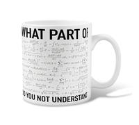 Tazza da caffè in ceramica con equazioni matematiche, moderna e minimalista, tazza da tè con manico, ideale per amicizia, famiglia, colleghi, personale, insegnanti, 325 ml