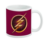 Tazza da caffè in ceramica con logo Flash TV, novità regalo per caffè, tè e bevande calde, 325 ml, bianco