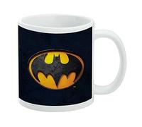 Tazza da caffè in ceramica con logo The Flash Batman, novità regalo per caffè, tè e bevande calde, 325 ml, bianca