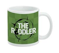 Tazza da caffè in ceramica con logo The Riddler, novità regalo per caffè, tè e bevande calde, 325 ml, bianco