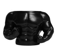 Tazza da caffè in ceramica con manico - Tazza 3D a forma di corpo umano, Tazzina da caffè artistica e creativa, Tazza da tè decorativa unica, Perfetta come regalo e per uso quotidiano (D, Nero)