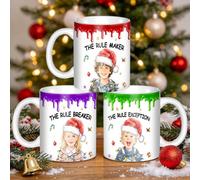 Tazza da caffè in ceramica con scritta "Who Makes The Rules I'm The Oldest | Tazza da caffè in ceramica con scritta in inglese "I'm The Reason We Have Rules Sister Brother" (lingua italiana non