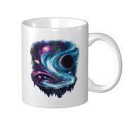Tazza da caffè in ceramica Fantasy Cosmic da 11 once, adatta al microonde e alla lavastoviglie, ideale per ufficio e studio, design unico e bellissimo, ideale come regalo per te o per un amico!