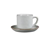 Tazza da caffè in ceramica grossolana da 175 ml, stile retrò, fatta a mano, per ristorante B&B, in frassino di colza