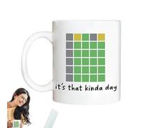Tazza da caffè, in ceramica, lavabile in lavastoviglie, adatta al microonde, regalo creativo per gli amanti di caffè, latte, tè, acqua, bevande e parole