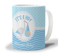 Tazza da caffè in ceramica per bebè di benvenuto, tazza da tè grande per zuppa di tè e caffè latte come regalo per un amico 12 Oz, lavabile in lavastoviglie e adatta al microonde, tazze per ufficio