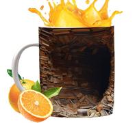 Tazza da caffè in ceramica - Tazza resistente alle alte temperature da 390 g, tazza da caffè dal design creativo, tazza in ceramica per risparmiare tempo | tazze da caffè fantasia per la