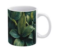 Tazza da caffè in ceramica, tazza robusta da 11 once con design stampato e ombra pieghevole, idea regalo per uomini, donne, mamma, papà, anniversario, matrimonio, perfetta per casa o ufficio
