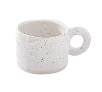 Tazza da caffè in gres stile nordico dal design semplice in ceramica stile con inchiostro Splash Tazza da acqua creativa per personalità domestica Tazza da viaggio in ceramica con manico per Tazza