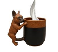 Tazza da caffè in resina con manico 3D per cani | bevande dolci ed eleganti a tema cuccioli per regali di compleanno, feste di Natale e divertenti decorazioni da tavolo con gli amici