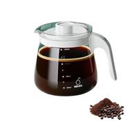 Tazza da caffè in vetro, 1700 ml, resistente al calore, per tè caldi, cioccolata calda e caffè freddo, grande capacità D 1700 ml