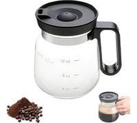 Tazza Da Caffè In Vetro Da 16 Once - Stile Caffettiera, Tazza Da Caffè Resistente Al Calore E Di Grande Capacità, Con Coperchio Anti-rovesciamento, For Tè Caldi, Cioccolata Calda, Caffè Freddo(1 Pcs)