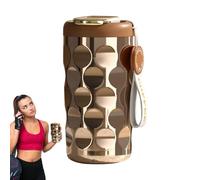 Tazza da caffè isolata, tazza in ceramica isolata, 410 ml, tazza isolata sottovuoto, strumento per bere a prova di perdite per campeggio, auto, feste, casa e viaggi.