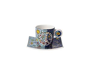 Tazza da caffè James Rizzi Give Peace a Chance - Pop Art