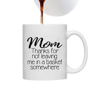 Tazza da caffè Mama, tazza da caffè in ceramica, 350 ml, divertente tazza da caffè, originale in ceramica per mamma, donna, unica tazza per mamma di figlio, figlia per compleanno, festa della mamma