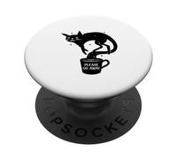Tazza da caffè, motivo: gatto di Halloween PopSockets PopGrip Adesivo