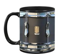 Tazza da caffè nera vintage, divertente, regalo per batteristi, per batteristi e amanti della batteria (1)