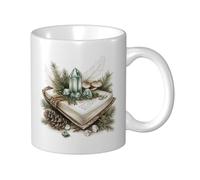 Tazza da caffè novità da 11 once, Libro delle streghe, Meravigliosa immaginazione, Design vivace e unico, Tazza da caffè e tè con decorazioni da studio, Ideale come regalo di compleanno per il tuo mig
