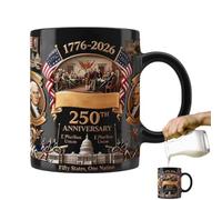 Tazza da caffè Patriottica commemorativa Drinkware | Tazze da caffè da 450 ml per latte, latte, succo, bibita, birra, cappuccino, acqua, ufficio, cucina, compleanno