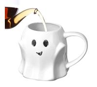 Tazza da caffè per Halloween - Tazza in ceramica spaventosa - Novità Ghost Themed Tumbler | Divertente scheletro porta caffeina, per autunnale del mattino Trick or Greating Treffen