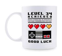 Tazza da caffè per il 34° compleanno da donna, regalo di compleanno del 1985 per donne, regalo di compleanno per mamma, moglie, amica, sorella, lei, collega, collega, buona fortuna, 325 ml