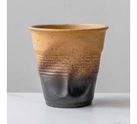 Tazza da caffè plissettata creativa Tazza da latte per la colazione 6,7 once