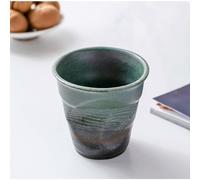 Tazza da caffè plissettata creativa Tazza da latte per la colazione 6,7 once