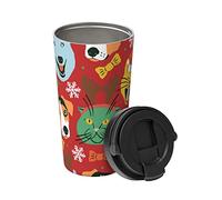 Tazza Da Caffè Portatile Cats And Dogs Christmas Edition In Acciaio Inossidabile A Prova Di Perdite Tazza Auto, Per Casa, Ufficio, Sport, 17Oz