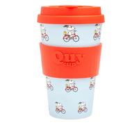 Tazza da caffè QuyCup Peanuts Snoopy 400 ml (bicicletta rossa)