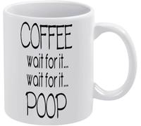 Tazza da caffè retrò in ceramica "Dammi un caffè e dimmi che sono carina", novità, tazza da caffè con stampa su entrambi i lati, tazza da tè in ceramica per mamma, papà, amico, moglie, marito, regalo