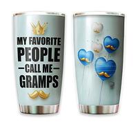 Tazza Da Caffè Riutilizzabile Mug Termica Portatile Tazze Da Viaggio Per Anniversario Auto 590 Ml Le Persone Che Preferisco Mi Chiamano Nonno - Divertente Regalo Di Compleanno Per Il Miglior Nonno