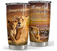 Tazza Da Caffè Riutilizzabile Tazze Da Viaggio Portatile Tazza Termica Per Amico Mamma Papà 590 Ml Bicchiere Personalizzato Con Leone Per Figlio E Mamma