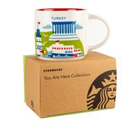 Tazza da caffè STARBUCKS YAH TURKEY You Are Here Serie Collezione Ceramic Cit...