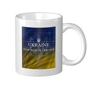 Tazza Da Caffè Stop The War In Ukraine Tazze Caffè Con Manico Uomini Tazza Colazione, Per Office, Merenda, The, 330ml