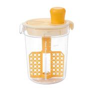 Tazza da caffè - Tazza da miscelazione multifunzione per cucina, viaggi, tazza da miscelazione manuale con piastra filtrante | Tazza da miscelazione portatile per latte in polvere, tazza da
