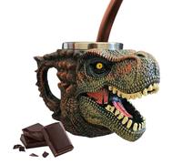 Tazza da caffè - Tazza termica con motivo dinosauro, durevole, per bevande calde e fredde, per la casa, l'hotel, l'appartamento, il campeggio, la birra