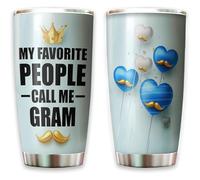 Tazza Da Caffè Tazze Da Viaggio Riutilizzabile Mug Termica Per Natale Mamma Anniversario 590 Ml Le Persone Che Preferisco Mi Chiamano Nonna - Divertente Regalo Di Compleanno Per Il Miglior Nonno