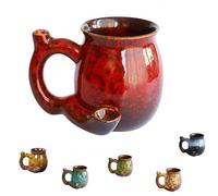 Tazza da caffè Wake and Bake, perfetta per Halloween, festa del papà, feste di compleanno e uno splendido regalo per gli amanti del caffè (rosso)