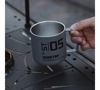 Tazza da campeggio doppia parete 350 ml antipolvere e sicura per le tue avventur