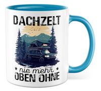Tazza da campeggio regalo tenda da tetto mai più alta senza tazza da caffè vacanza all'aperto natura ufficio lavoro team, idea regalo fidanzata colleghi famiglia tazza caffè