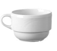 HENDI Tazzina da cappuccino, con angoli robusti e smalto di qualitá, 230ml, ø87mm, porcellana bianca