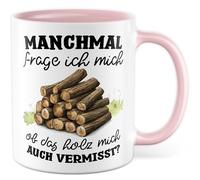 Tazza da falegname regalo a volte mi chiedo se manca anche il legno, tazza da caffè falegname, in legno, per esterni, ufficio, lavoro, idea regalo collega, fidanzato, papà, figlio, tazza da caffè