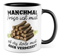 Tazza da falegname regalo a volte mi chiedo se manca anche il legno, tazza da caffè falegname, in legno, per esterni, ufficio, lavoro, idea regalo collega, fidanzato, papà, figlio, tazza da caffè