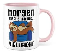 Tazza da lavoro regalo mattina io faccio das. forse ., tazza da caffè ufficio job ufficio procrastinazione lavoro caffè caffè idea regalo sarcasmo ironia meme divertente scritta