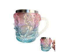 Tazza da libro dipinta, tazza per libro, tazza da caffè creativa 3D dipinta, novità UniqueBooks Stack tazza da caffè, tazza da caffè dal design divertente, tazze da caffè per amanti dei libri, lettori