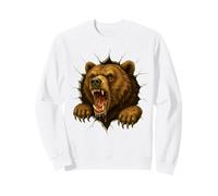 Tazza da Parete Grizzly Bear Cracks, Animal Nature Camping Felpa