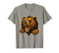 Tazza da Parete Grizzly Bear Cracks, Animal Nature Camping Maglietta